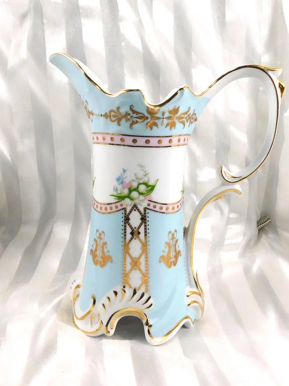 Royal Danube Blue and White Pitcher # 26961